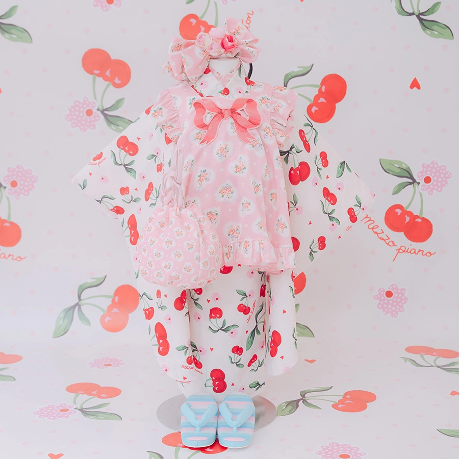 Cath Kidston mezzo piano キャスキッドソン メゾピアノ 七五三 3歳着物